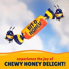 Bit-O-Honey, Soft & Chewy Nostalgic Taffy, Real Honey & Almond Bits (5 Pounds)