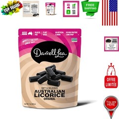 Deliciously Soft & Chewy Black Licorice Candy – 7oz Plant-Based, No Corn Syrup