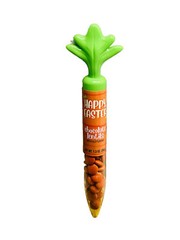 CARROT TUBES WITH ORANGE CHOCOLATE LENTILS 1.3 Oz 36gm Happy Easter