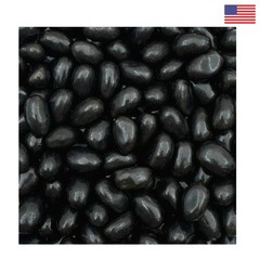 Black Licorice Jelly Beans – 2 Pound Bulk Pack – Old-Fashioned Candy
