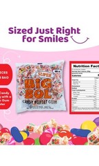 CCandy Super BIG BOL Candy Bubble Gum, 10g Per Piece, 48 count (1-Pack)