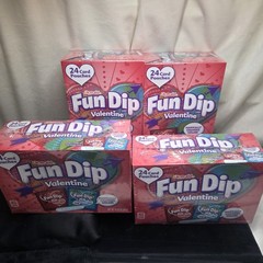 96 Bulk Fun Dip Candy, Party Pack, School or Party Favors, 4 Boxes of 24, 9/26