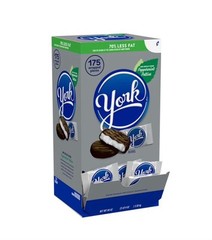 YORK Dark Chocolate Peppermint Patties, Candy Bulk Box (84 oz., 175 pcs)