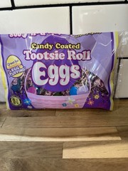 Tootsie Roll Easter Eggs Candy Coated Great For Egg Stuffing 1ea 3.14oz Bag-NEW