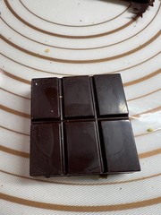 6 Dark Chocolate square Dubai filling Artisanal Pistachios chocolate 390g.