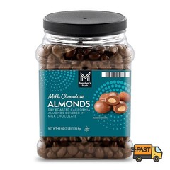 Member’s Mark Milk Chocolate Almonds 48 oz Large Bulk Snack Candy