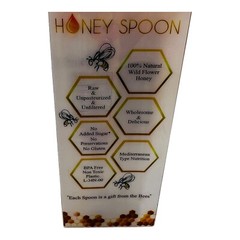 BeeMax Honey Spoon Candy 100 % Natural Wild Flower Honey Gluten Free 10 per Box
