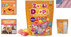 Delicious Zolli Drops: Sugar-Free, Candy – Perfect for Kids & Adults, 3 oz