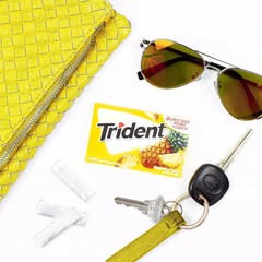 Trident Pineapple Twist Sugar Free Gum, 12 Packs (168 Total Pieces)