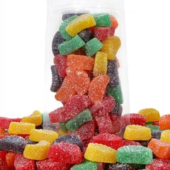 Smarty Stop Assorted Slice Wedges Candy (2 2 Pound (Pack of 1), Orange,Lime