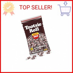 Tootsie Roll Midgees, Chocolate, 38.8 Ounce, (Pack of 360)