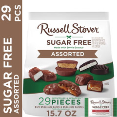Russell Stover Sugar Free Assorted Chocolate Candy 15.7 oz Bag Sweet Treats