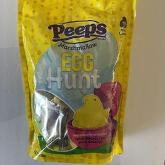 Peeps Marshmallow Egg Hunt, 18 Individually Wrapped Mini Yellow Chicks