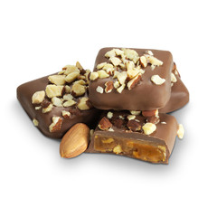 Albanese Milk Chocolate English Toffee with Almonds Choose Size Free Ship