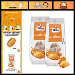 Traditional French Madeleines Sponge Cakes – Pack of 2 (500g) – Non-GMO, All But
