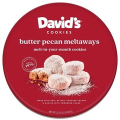 Indulge in David’s Butter Pecan Meltaways – Kosher-Certified 32 Oz Treat