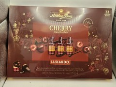 ANTHON BERG CHERRY SENSATIONS LUXARDO – 33 DARK CHOCOLATE BOTTLES W/ CHERRY FILL