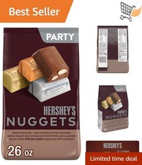 Assorted Chocolate Candy Party Pack 26 oz Milk & Dark Treats for Events