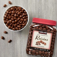 Kirkland Signaturee Milk Chocolate Raisins – Kosher Fruit, 3.4 lbs. – EXP: 11/23