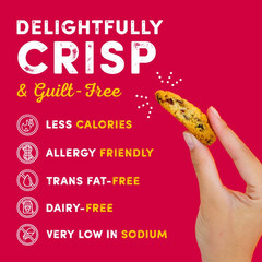 Cookies All Natural Twice Baked Crispy Cookie, Peanut & Dairy Free, 18Oz