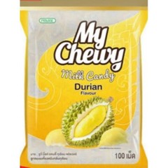 Chewy Candy My Chewy Toffee Milk Durian Flavor Dessert Snacks Food 360g.