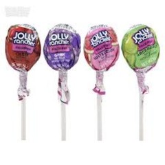 20x Jolly Rancher Filled Lollipops Pops Candy Snack Sweet Treats New Lot .56oz