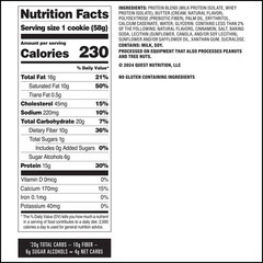 Quest Nutrition Protein Cookie – Snickerdoodle – 12ct: 15g Protein, Ready to Eat