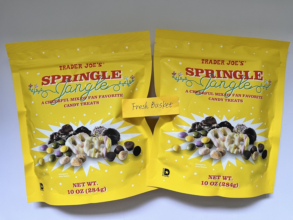2 Packs Trader Joe’s SPRINGLE JANGLE MIX Chocolate, Pretzels LIMITED