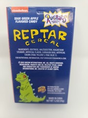 BRAND NEW Nickelodeon’s The Rugrats “REPTAR CEREAL” Sour Green Apple Candy Tin