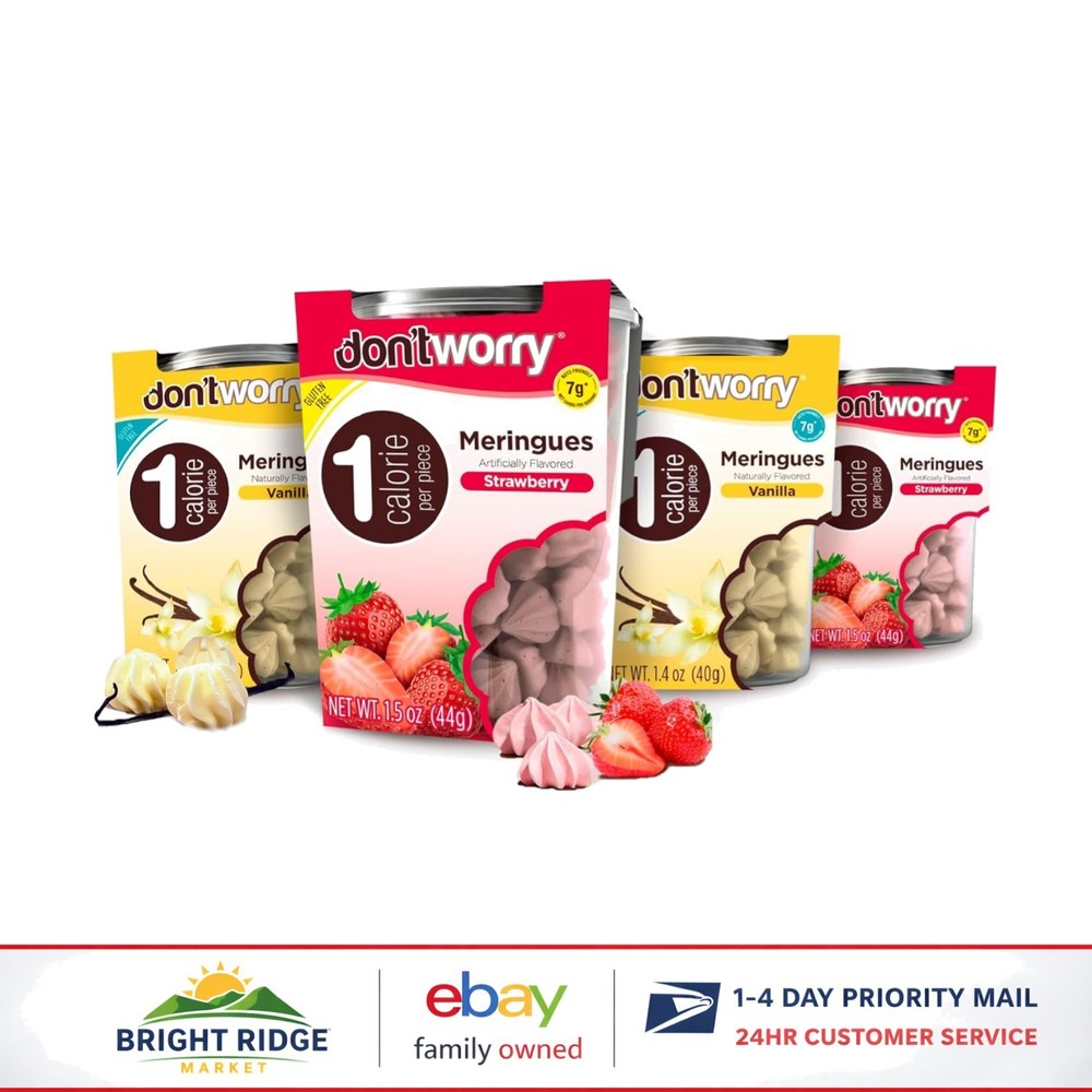 Guilt-Free Meringue Cookies, Keto Snacks with Low Carb and Gluten-Free Options