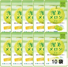 KANEKA [ Fruit Gummy Candy : Atsumi Melon 40g ×10pcs ]
