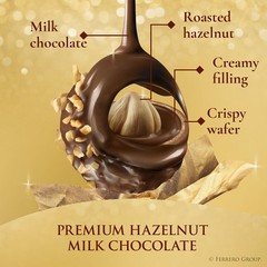 Ferrero Rocher Gourmet Hazelnut Milk Chocolate 16 Count (7 oz) (Pack of 1)