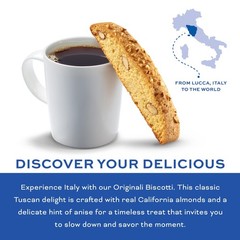 Nonni’s Originali Almond Biscotti, Individually Wrapped 1-Pack (5.52 Ounces)