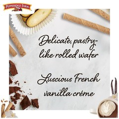 Pirouette Cookies: French Vanilla Crème-Filled Wafers in 13.5 Oz Elegant Tin