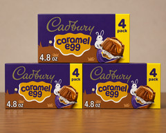 3Pack Cadbury Caramel Eggs, 4-count Box, 4.8-Ounce exp 08/26