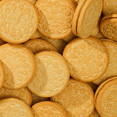 OREO Golden Sandwich Cookies, Party Size, 24.16 oz Free Shipping