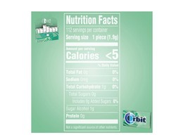 Orbit Sweet Mint Sugar Free Chewing Gum – 14 Ct, 8 pack. Retail $9.88