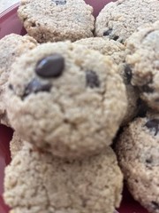 Keto Walnut Chocolate Chip Cookies *Diabetic Friendly* Gluten Free*Sugar Free *