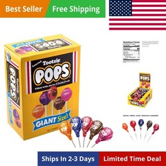 Tootsie Pops Giant Candy – Fruity Lollipop with Chocolatey Center – Over 3.5…