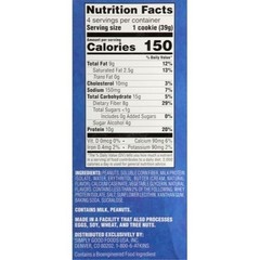 Peanut Butter Protein Cookie Keto Friendly Low Carb Dessert 4 Count