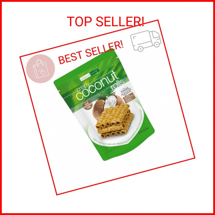 2 pack Tropical Fields Crispy Coconut Rolls