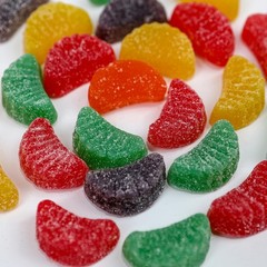 Smarty Stop Assorted Slice Wedges Candy (2 2 Pound (Pack of 1), Orange,Lime