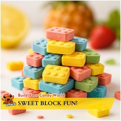 CANDY BLOX ~ Buildable sweet fun ~ 5LB – 80OZ ~ SHIPS FREE