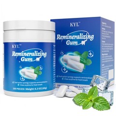 Remineralizing Gum with Xylitol Repair For Receding Gums Gluten-Free 100 Piec…