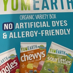 YumEarth Organic Variety Box, 30 ct./0.5 oz. (2 Pack)