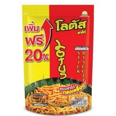 Lotus Biscuit Stick Original 110g. Thai Crispy Spicy & Sweet Snack X 4 /Set