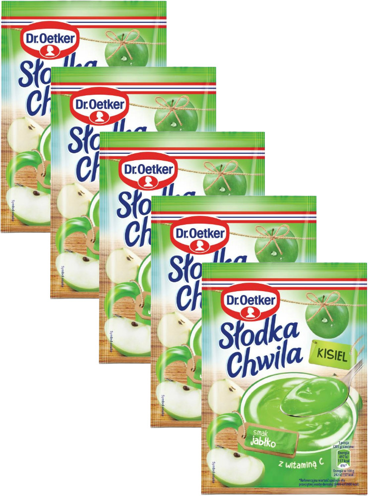 Dr. Oetker Slodka Chwila KISIEL hot jelly treat in a mug – APPLE -FREE SHIP