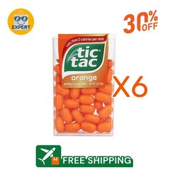 X6 – Tic Tac Drops Orange Flavor 10.2g = 0.35oz each