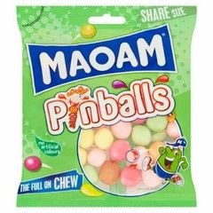 Maoam Pinballs – 140g – Pack of 1