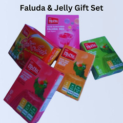 Faluda drink Mix & Jelly Powder Fruit Flavored Moss Instant Gift Pack